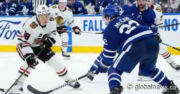 Blackhawks down Leafs in Bedard’s Toronto debut