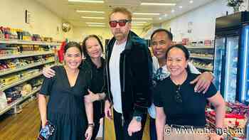 'You look like Nicolas Cage': Shop owner's suspicions confirmed as Hollywood actor browses Busselton