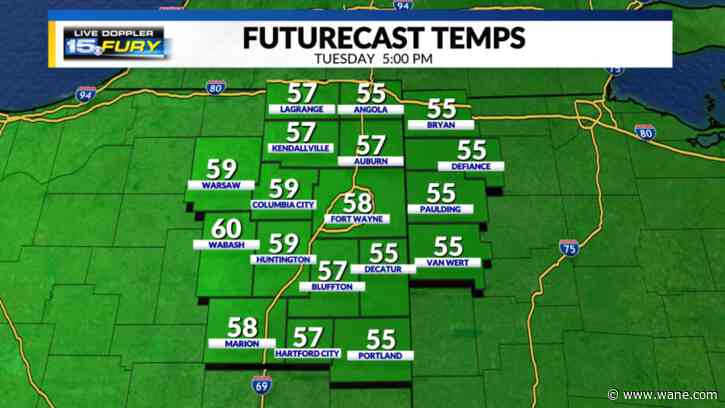 Another cool day with warmer temps on the way
