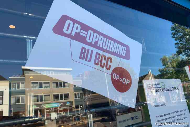 Failliete BCC houdt uitverkoop, winkel in Purmerend vandaag dicht “onveilige situaties”