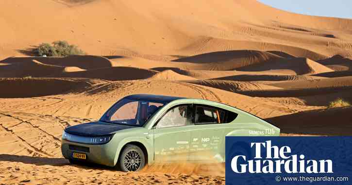 Solar-powered off-road car finishes 620-mile test drive across north Africa