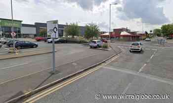 Pensioner injured during car crash at Wirral retail park