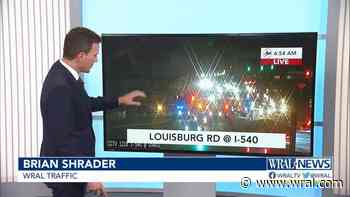 Multiple crashes causing big delays on I-40, Capital Blvd. and US-401 during morning commute