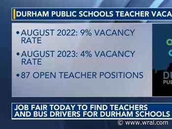 Job fair today: Durham hiring 120 teachers and bus drivers