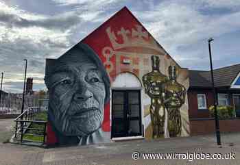 Wirral artist creates mural to pay tribute to actor Glenda Jackson