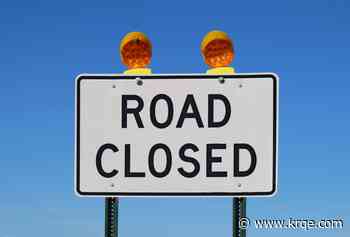 Westbound I-40 closed west of Moriarty due to crash