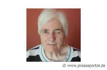 POL-HL: HL-St. Gertrud / Öffentlichkeitsfahndung nach vermisster 85-Jähriger