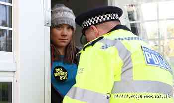 Greta Thunberg ‘arrested’ and spotted ‘in high security van’ after joining London protest