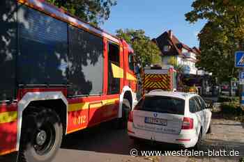 Lastwagenfahrer kollidiert in Bad Oeynhausen mit Baum