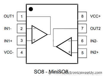 Dual precision op-amp for automotive sensor signal conditioning