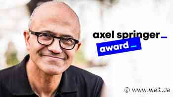Axel Springer Award für Microsoft-CEO Satya Nadella