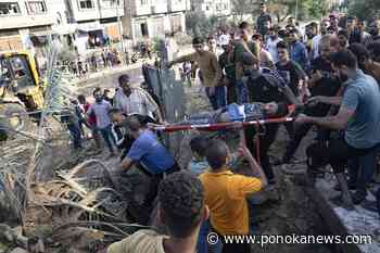 Hamas-run Health Ministry says Israeli airstrike on hospital kills hundreds