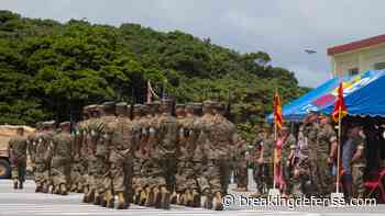 Marines to formally stand up second of 3 Marine Littoral Regiments in November