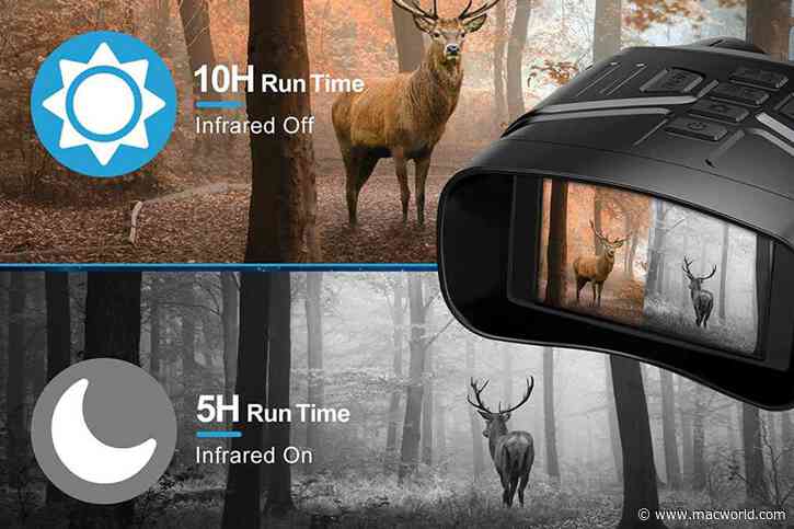 These compact night vision binoculars are the perfect gift for outdoor enthusiasts, now under $100