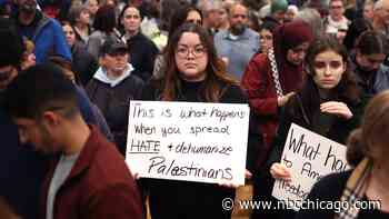 Hundreds in Plainfield come out to remember 6-year-old Illinois Muslim boy as Biden lands in Israel