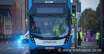 Man in his 50s dies after being hit by double-decker bus while crossing road