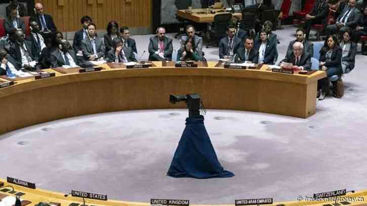 US vetoes UN resolution condemning Hamas’ attacks on Israel and all violence against civilians