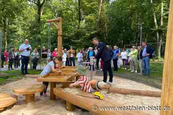 Neue Matschanlage in der Gartenschau Bad Lippspringe