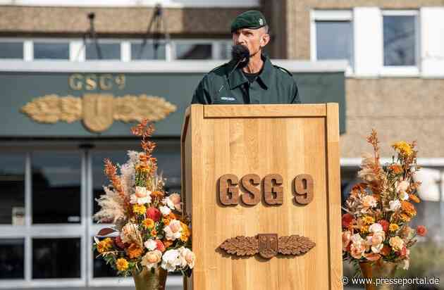 BPOLP Potsdam: Kommandeurswechsel bei der GSG 9 der Bundespolizei