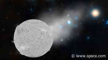 A massive 'zombie' star is rampaging away from its home cluster