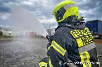 FW-NE: Brand im Dachbereich eines Elektrolinienbus | Keine Verletzten