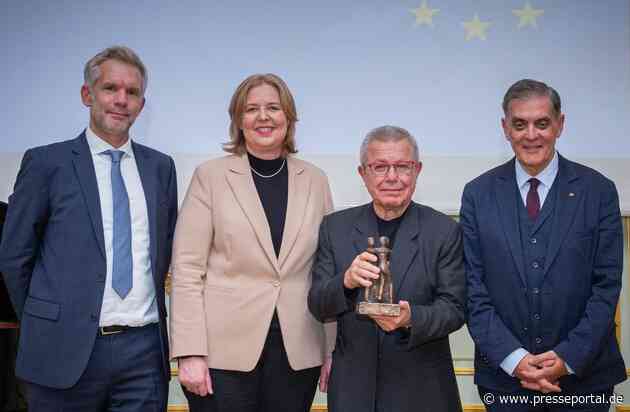 Architekt Daniel Libeskind mit dem Europäischen Bürgerrechtspreis der Sinti und Roma ausgezeichnet