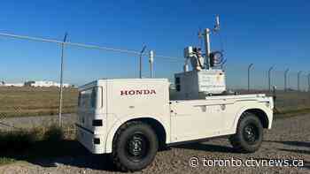 Toronto Pearson airport reveals new autonomous security robot