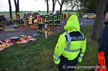POL-STD: Zwei Schwerverletzte bei Unfall auf Landesstraße 124 in der Gemarkung Harsefeld