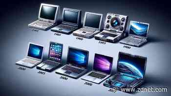 DALL-E 3 in ChatGPT Plus is helpful but also gave me images of laptops from 1900