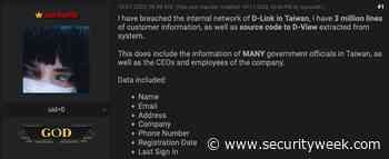 D-Link Says Hacker Exaggerated Data Breach Claims