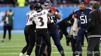 Odell Beckham Jr.-Jeffery Simmons fight: Former Pro Bowlers have confrontation after Ravens-Titans in London