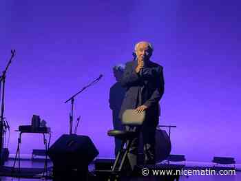 "Ça fait du bien de se retrouver", Maxime Le Forestier sur scène à Antibes au lendemain de son malaise