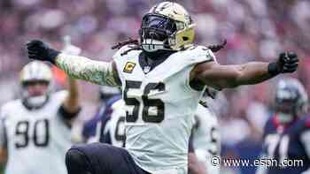 Saints LB Davis a game-time call against Jaguars