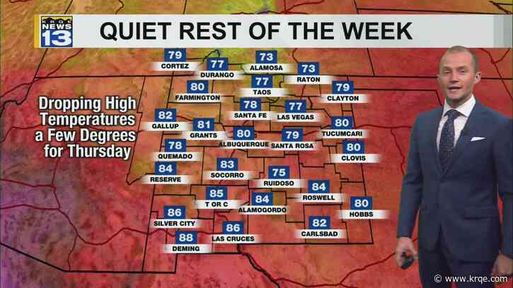 Quiet weather continues into the weekend