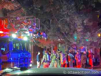 No injuries from backyard fire in Centretown