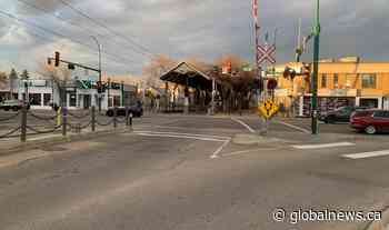 Major central Edmonton intersection closed for hours after man struck by LRT