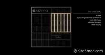 Apple processors compared across all current devices – showing power of A17 Pro
