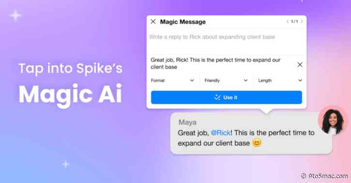 Spike adds AI functionality for composing emails, summarizing PDFs, taking notes, and more
