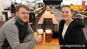 Das Zelt auf der Lechhauser Kirchweih startet mit kleinen Hindernissen