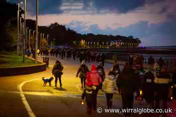 Hundreds take part in lantern walk for Claire House