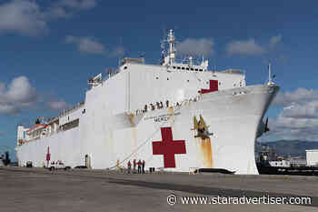 Navy hospital ship stops on Oahu ahead of Pacific mission