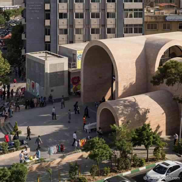 KA Architecture Studio tops Tehran metro station with brick barrel vaults