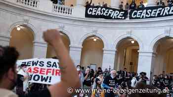 Demonstranten in US-Kongressgebäude - Festnahmen
