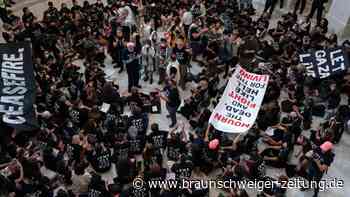 Demonstranten in US-Kongressgebäude - Festnahmen