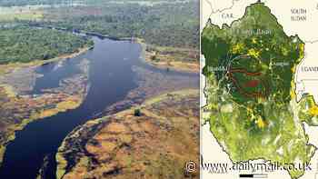 Revealed: The pitch BLACK river that's so dark you can't even see your hand in front of your face