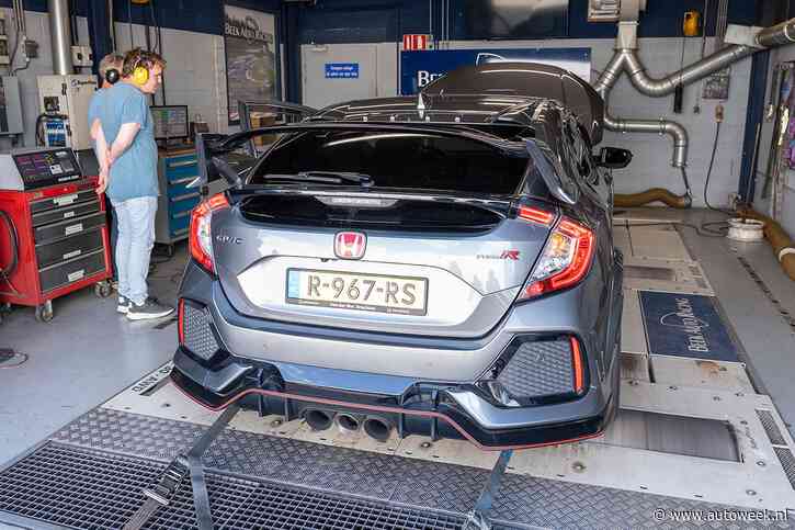 Honda Civic Type R - Op de Rollenbank