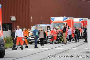 Großeinsatz: Vier Verletzte bei Feuer in Bielefelder Möller-Werken