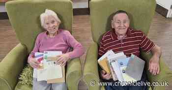 Seaham couple inundated with 200 cards to celebrate 70th wedding anniversary after care home appeal
