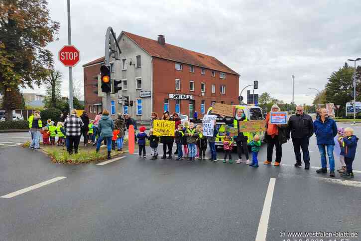 Kitas im Altkreis Halle machen auf ihre Not aufmerksam