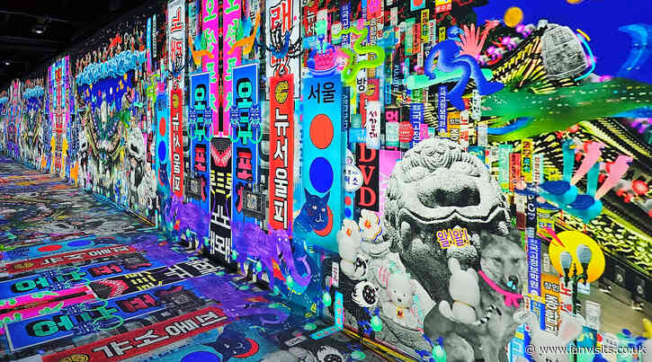 Bright lights meet dark arches: South Korean digital art illuminates Bankside railway arches